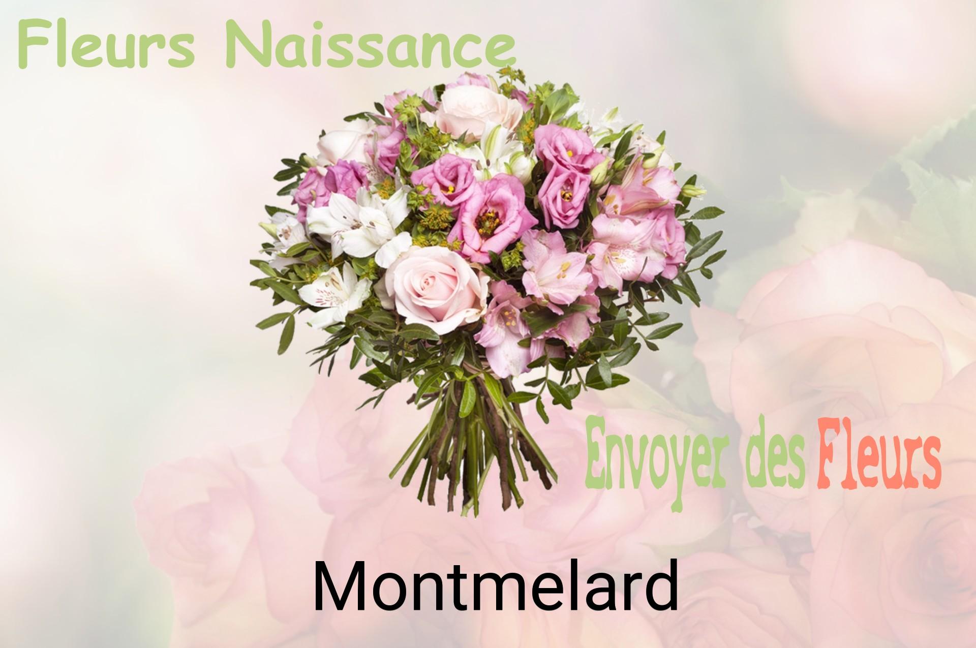 Bouquet de fleurs de naissance livré à Montmelard
